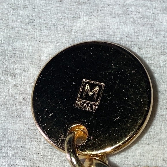 1 AR ITALY 🇮🇹 chunky gold tone choker Neaklace - Picture 4 of 5